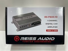 REISS AUDİO RS-F600.1D MONO AMFİ 1 OHM 600 WATT RMS POWER