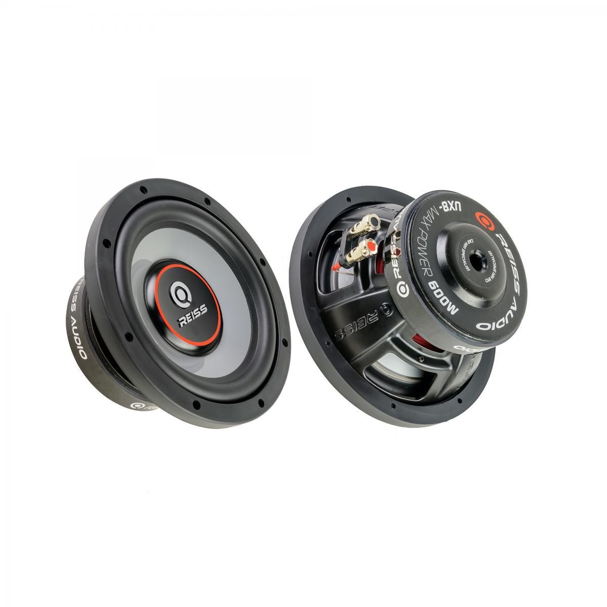 REİSS AUDİO RS-UX8.D4 20 CM SUBWOOFER BAS 600 WATT MAXİMUM POWER ÇİFT BOBİNLİ