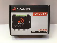 MASSİVE MS-H02 5 KANAL PROFESYONEL DECK ÇEVİRİCİ AMFİ ÇIKIŞI