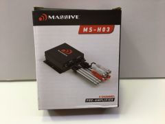 MASSİVE MS-H03 4 KANAL PROFESYONEL DECK ÇEVİRİCİ AMFİ ÇIKIŞI