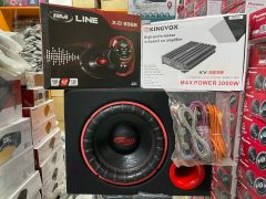BM AUDİO 30 CM 1400W SUBWOOFER OVAL MİDRANGE 3000W AMFİ KABLO
