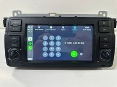 BMW 3 E46 KASA MULTİMEDYA TEYP ANDROİD 15 2-32 CARPLAY KAMERA
