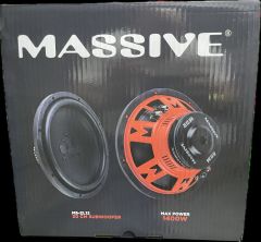 MASSİVE MS-ZL12 30 CM KABİNLİ SUBWOOFER BAS 1400 WATT MAXİMUM POWER 500 WATT RMS POWER