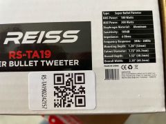 REİSS AUDİO RS-TA19 6 CM DOME TWEETER 200 WATT MAKSİMUM POWER ÇİFT FİYATIDIR
