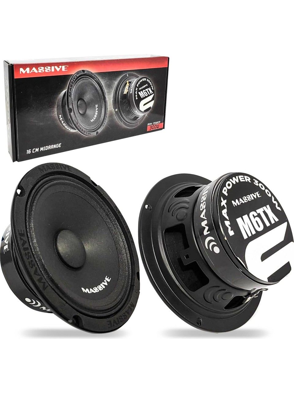 MASSİVE MS-M6TX 16 CM MİDRANGE 300 WATT MAXİMUM POWER