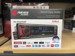 REISS AUDİO RS-MX81DSP OTO TEYP DSP İŞLEMCİ YÜKSEK VOLTAJ AMFİ ÇIKIŞI RGB MİLİON COLORS SİRİ SES KONTROL