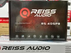 REISS AUDİO RS-4DSP8 8 KANAL İŞLEMCİ + 4 KANAL AMFİ BLUETOOTH UZAKTAN KUMANDA
