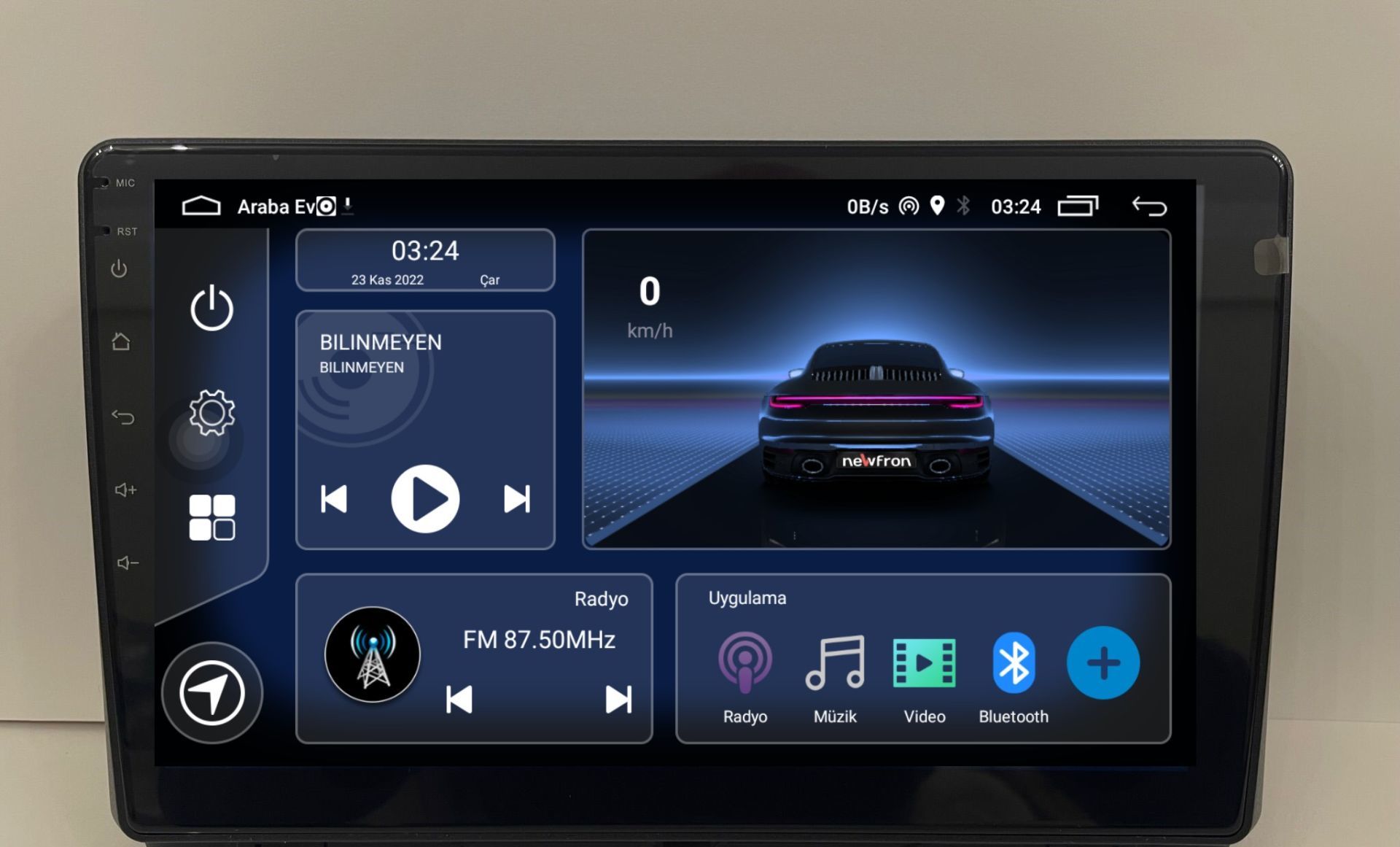 NEWFRON NF-L1U4 10'' MULTİMEDYA TABLET MONİTÖR ANDROİD 3 GB RAM 32 GB HAFIZA CAR PLAY KAMERA HEDİYE
