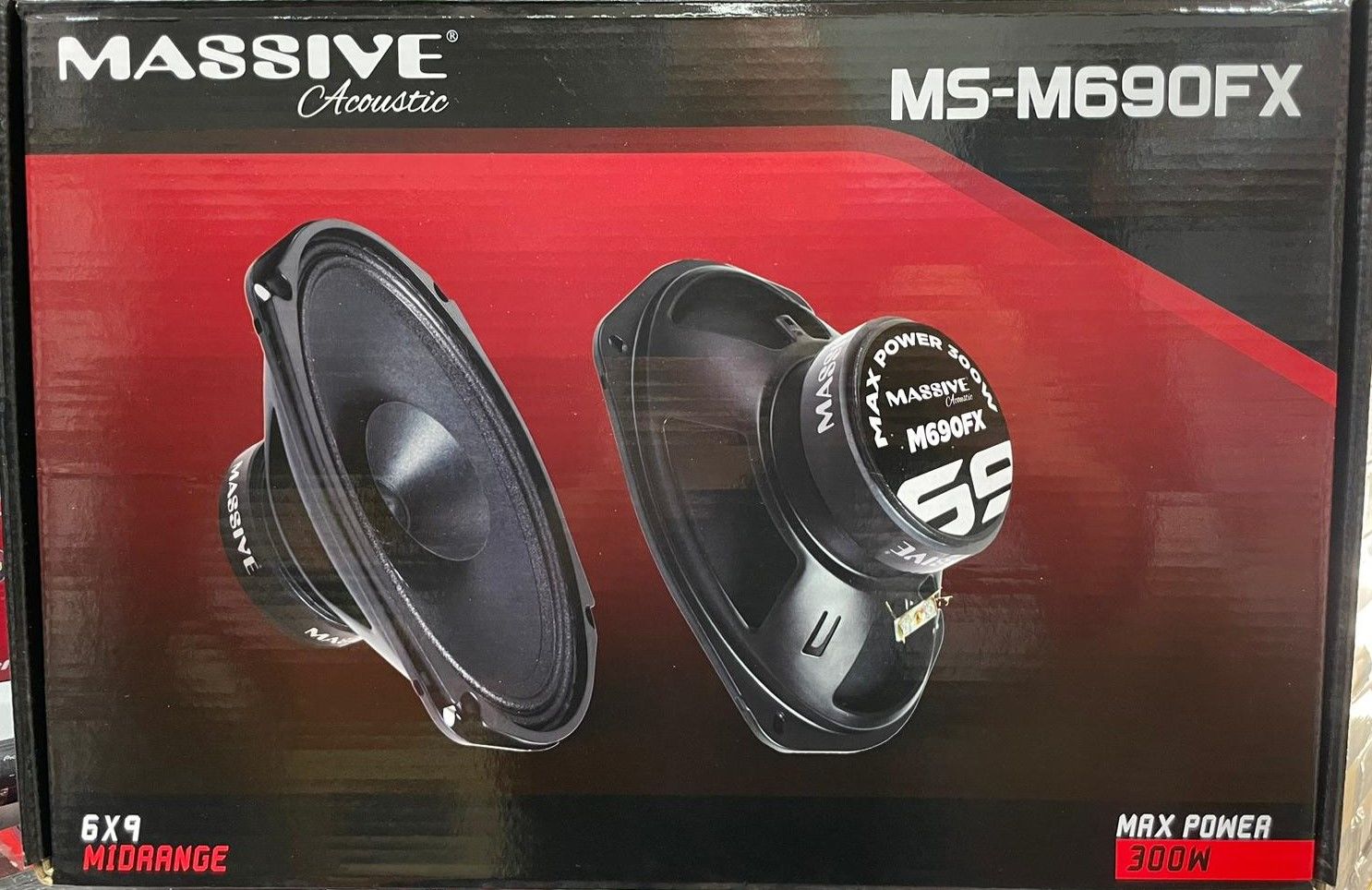MASSİVE MS-M690FX OVAL MİDRANGE 300 WATT MAXİMUM POWER KAPAK DAHİL ÇİFT FİYATIDIR