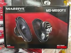 MASSİVE MS-M690FX OVAL MİDRANGE 300 WATT MAXİMUM POWER KAPAK DAHİL ÇİFT FİYATIDIR