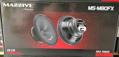MASSİVE MS-M80FX 20 CM MİDRANGE 400 WATT MAXİMUM POWER 150 WATT RMS POWER ÇİFT FİYATIDIR.