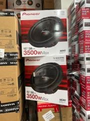 PIONEER TS-W3820PRO 38 CM SUBWOOFER BAS 3500 WATT MAXİMUM POWER 1800 WATT RMS POWER PRO SERİES