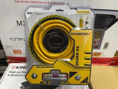 SOUNDMAX SX-AWG42 4 GA KABLO TAKIMI FULL TAKIM KALİTELİ TESİSATLAR İÇİN