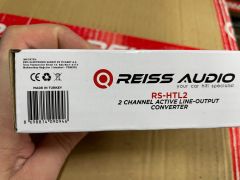 REISS AUDİO RS-HTL2 2 KANAL DECK ÇEVİRİCİ ORJİNAL TEYBİNİZE AMFİ ÇIKIŞI KAZANDIRIR