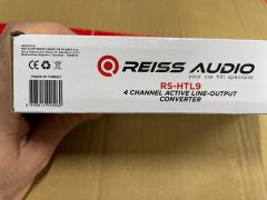 REISS AUDİO RS-HTL9 4 KANAL DECK ÇEVİRİCİ ORJİNAL TEYBİNİZE AMFİ ÇIKIŞI KAZANDIRIR