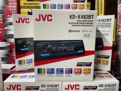 JVC KD-X482BT OTO TEYP BLUETOOTH 3 AMFİ RENK DEĞİŞTİREN K2 TEKNOLEJİ 13 BAND EQUALİZER