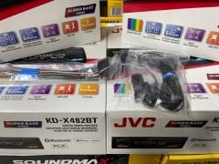 JVC KD-X482BT OTO TEYP BLUETOOTH 3 AMFİ RENK DEĞİŞTİREN K2 TEKNOLEJİ 13 BAND EQUALİZER