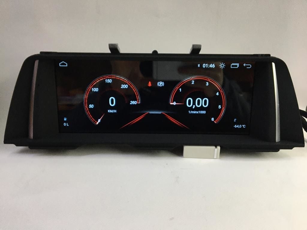 NEWFRON BMW 5 F10 ANDROİD TEYP MULTİMEDYA 4-64GB 8 ÇEKİRDEK SİM KART ORJİNAL PLAKALIM KAMERA