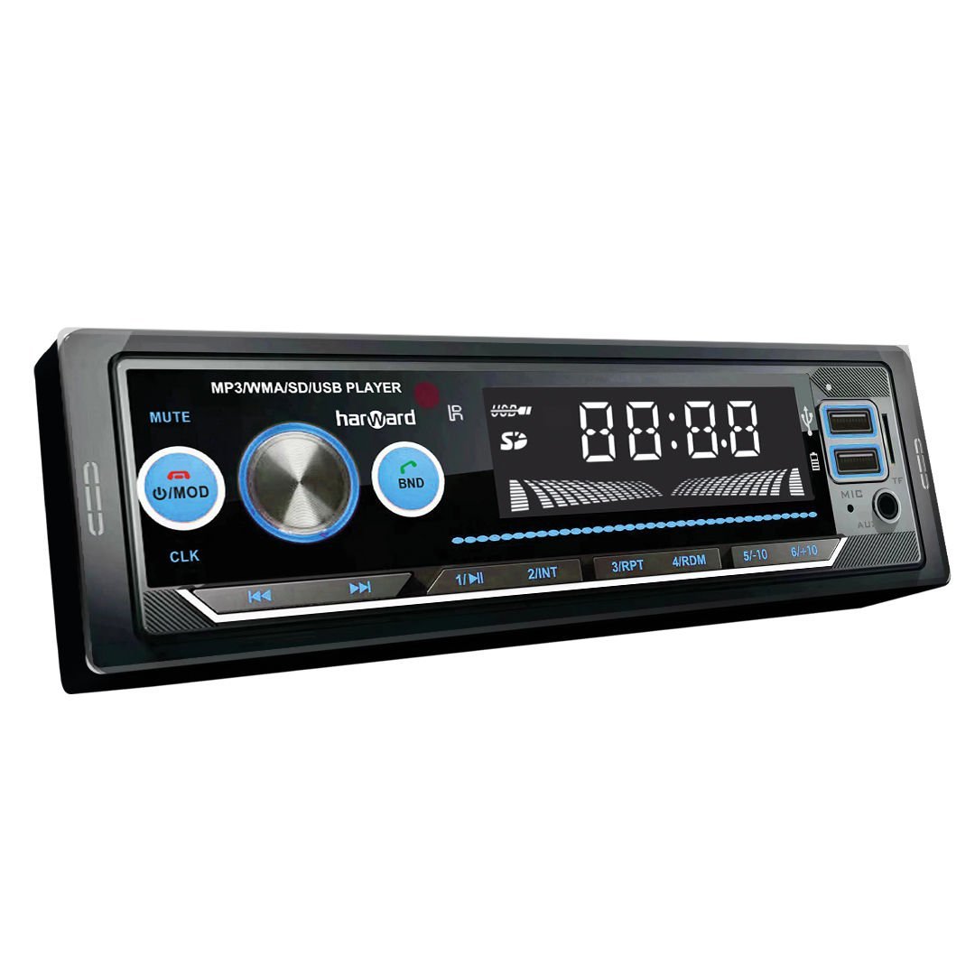 HARWARD HR-MX5G OTO TEYP BLUETOOTH ÇİFT USB SD AUX ÇİFT AMFİ ÇIKIŞI UZAKTAN KUMANDA