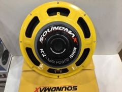 SOUNDMAX SX-FC12 30 CM SUBWOOFER BAS 1500 WATT MAXİMUM POWER