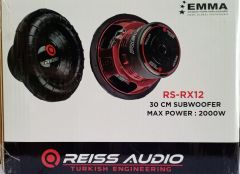 REISS AUDIO RS-RX12.D4 30 CM SUBWOOFER BAS ÇİFT BOBİN 4 OHM 2000 WATT MAXİMUM POWER