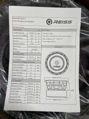 REİS AUDİO RS-BQ12.D2 30 CM SPL SUBWOOFER BAS 2 OHM ÇİFT BOBİN 2400 WATT MAXİMUM 1200 WATT RMS