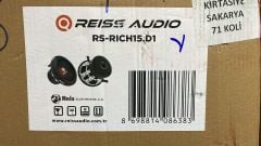 REİSS AUDİO RS-RICH15.D1 38 CM SUBWOOFER BAS 1OHM 8000 WATT MAXİUM POWER ÇİFT BOBİNLİ