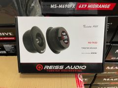 REİSS AUDİO RS-TA35 6 CM TWEETER 200 WATT MAXİMUM POWER SUPER BULLET TWEETER