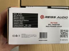 REİSS AUDİO RS-TA89 10 CM SPL TWEETER 6 OHM 200 WATT MAXİMUM POWER ÇİFT FİYATIDIR