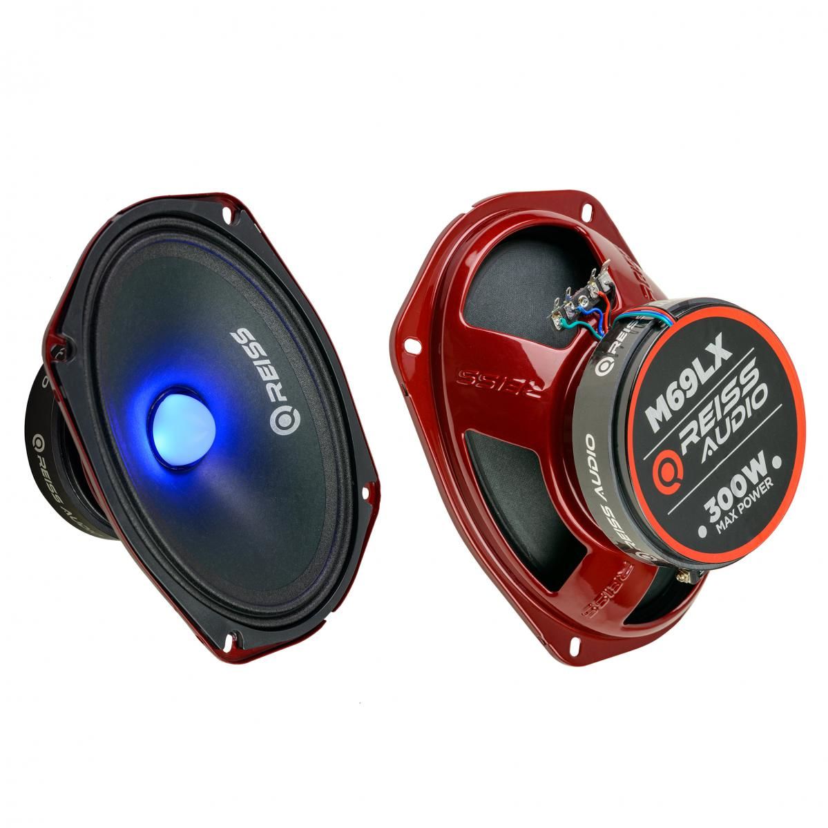 REISS AUDİO RS-M69LX OVAL MİDRANGE LEDLİ 300 WATT MAXİMUM POWER KAPAKLI ÇİFT FİYATIDIR.