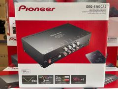 PIONEER DEQ-S1000A2 SES İŞLEMCİSİ 1 GİRİŞ 3 ÇIKIŞ, 4X50 WATT MOSFET AMFİ