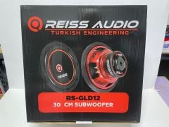 REISS AUDİO RS-GLD12 30 CM LEDLİ SUBWOOFER BAS 1400 WATT