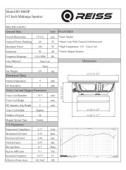 REISS AUDİO RS-M6DP 16 CM MİDRANGE 180 WATT MAXİMUM POWER ÇİFT FİYATIDIR
