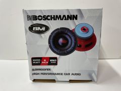 BOSCHMANN BM-20SUB 20 CM SUBWOOFER BAS 1000 WATT MAXİMUM POWER 250 WATT RMS POWER