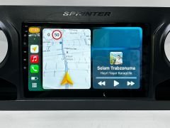 MERCEDES SPRİNTER MULTİMEDYA TEYP ANDROİD 15 4-64GB CARPLAY KAMERA HEDİYELİ