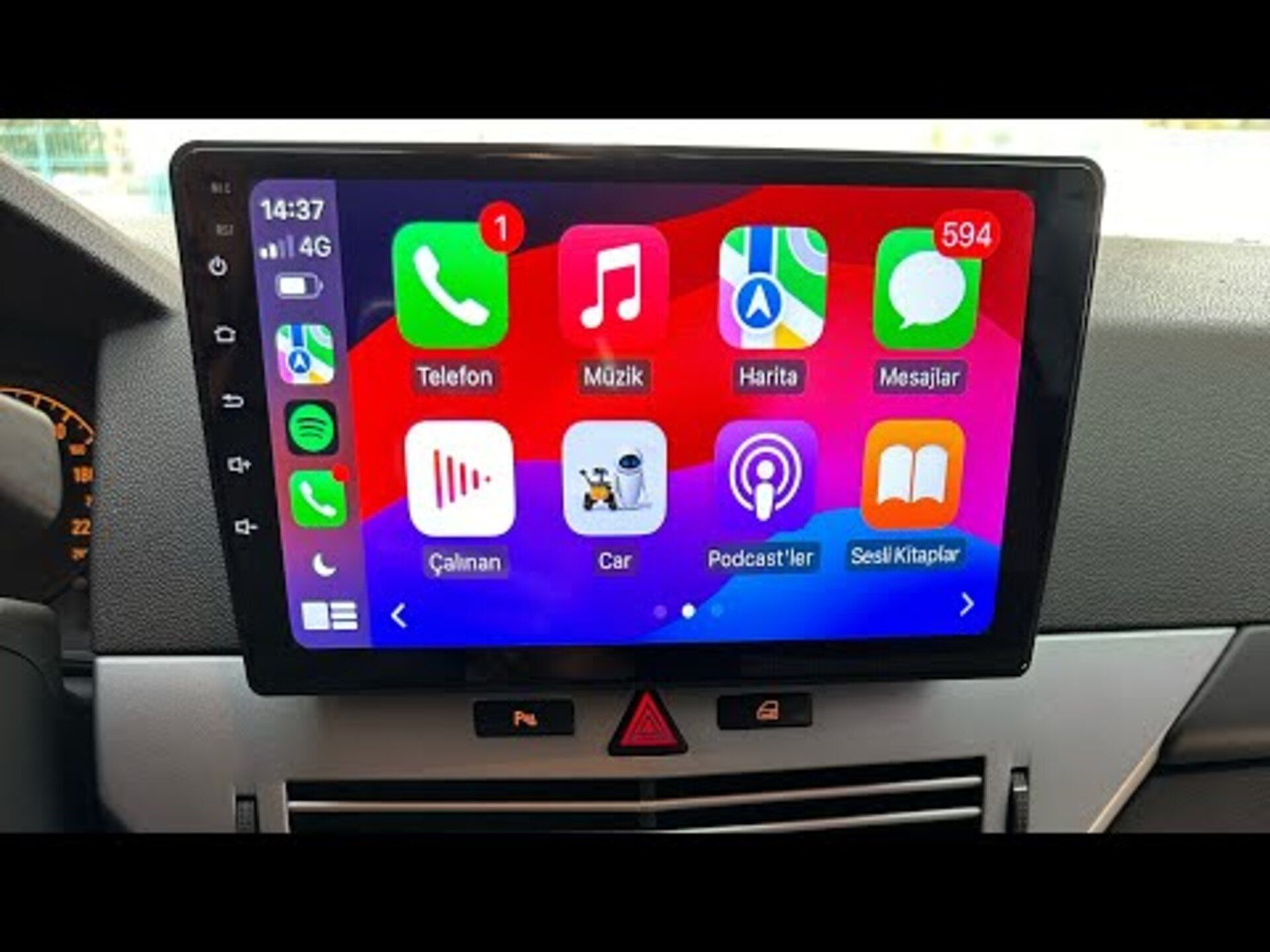 OPEL ASTRA 2006 MULTİMEDYA TEYP ANDROİD 15 2-32GB CARPLAY KAMERA HEDİYELİ