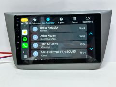 SEAT ALTEA 9'' MULTİMEDYA TEYP ANDROİD 15 4-64GB CARPLAY KAMERA HEDİYE