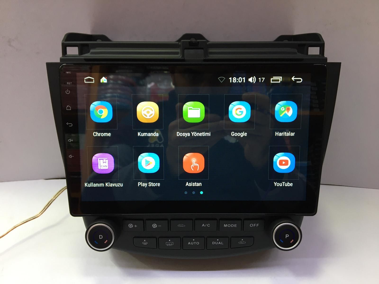 HONDA ACCORD SEVEN 2003-2008 MULTİMEDYA TEYP ANDROİD15 2-32GB CARPLAY KAMERA HEDİYE