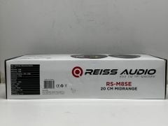 REISS AUDİO RS-M8SE 20 CM TWEETERLİ MİDRANGE 500 WATT MAXİMUM POWER 250 WATT RMS POWER