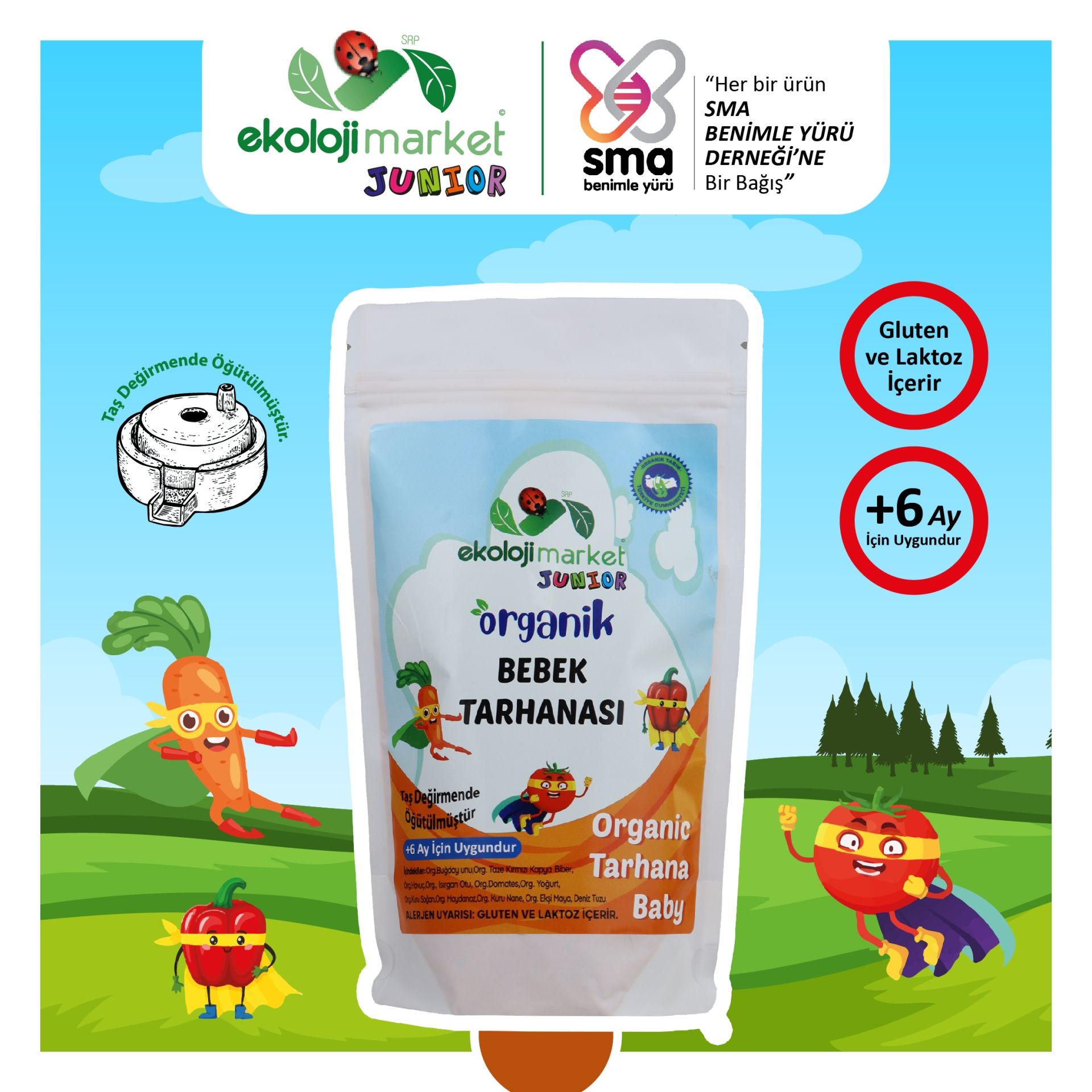 Ekoloji Market Organik Bebek Tarhanası 250 gr.