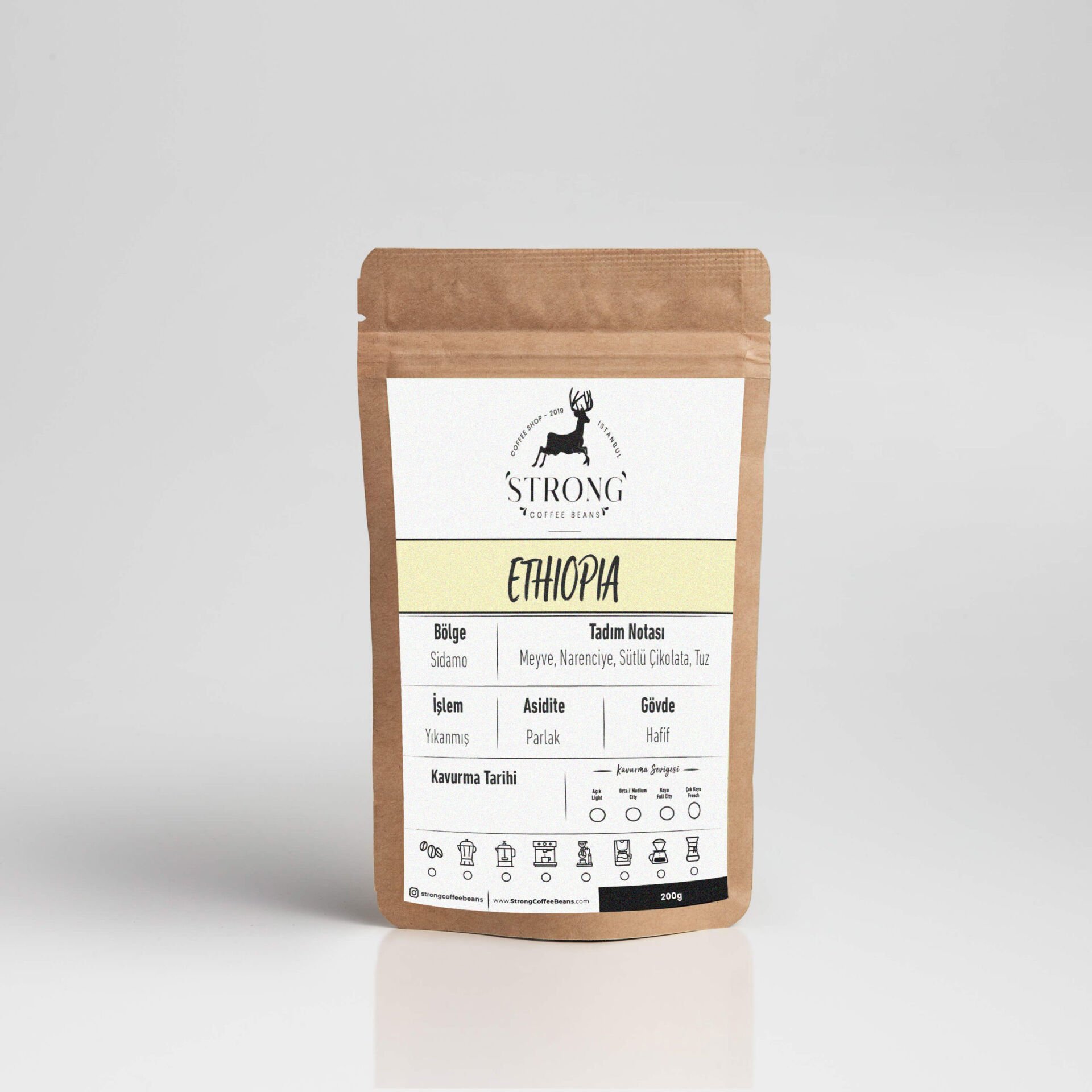 Ethiopia Sidamo Filtre Kahve