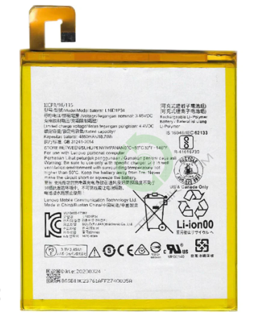 L16D1P34 Kodlu 3.8v 4850mAh Batarya Pil