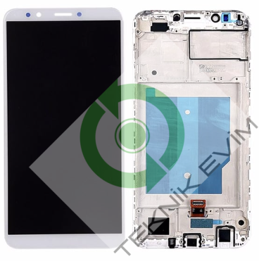 Huawei Y7 2018 Orjinal Çıtalı Lcd Ekran Dokunmatik Beyaz