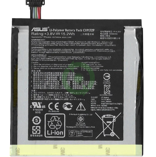 C11P1329 Kodlu 3.8v 3948mAh Batarya Pil