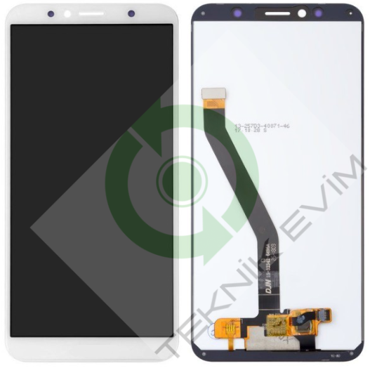 Huawei Y6 2018 Lcd Ekran Dokunmatik Beyaz
