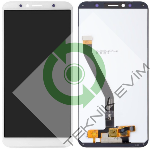 Huawei Y6 2018 Orjinal Lcd Ekran Dokunmatik Beyaz