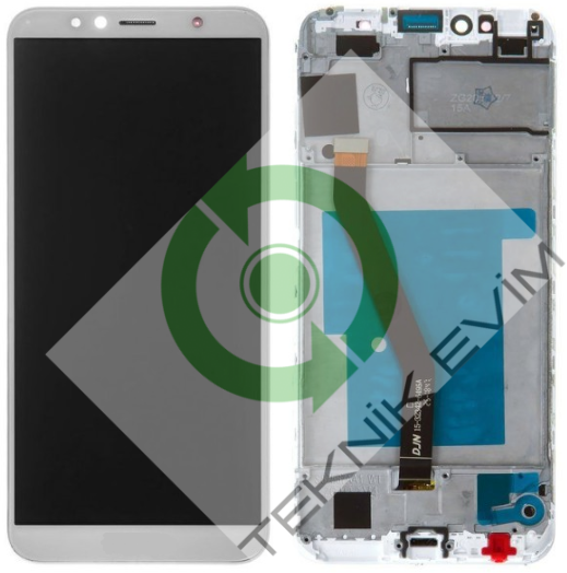 Huawei Y6 2018 Orjinal Çıtalı Lcd Ekran Dokunmatik Beyaz