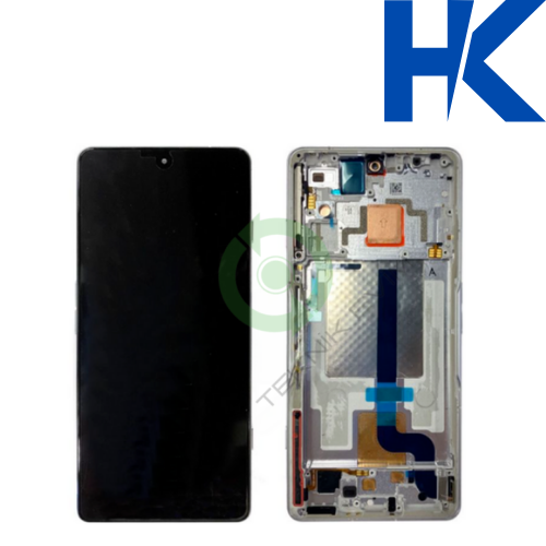 Xiaomi Poco F4 Gt HK Orjinal Çıtalı Lcd Dokunmatik Ekran Gümüş