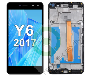 Huawei Y6 2017 Orjinal Çıtalı Lcd Ekran Dokunmatik Siyah
