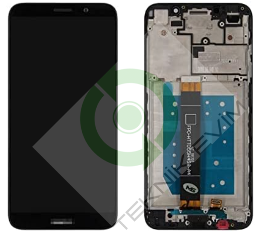 Huawei Y5 Lite Çıtalı Lcd Ekran Dokunmatik Siyah